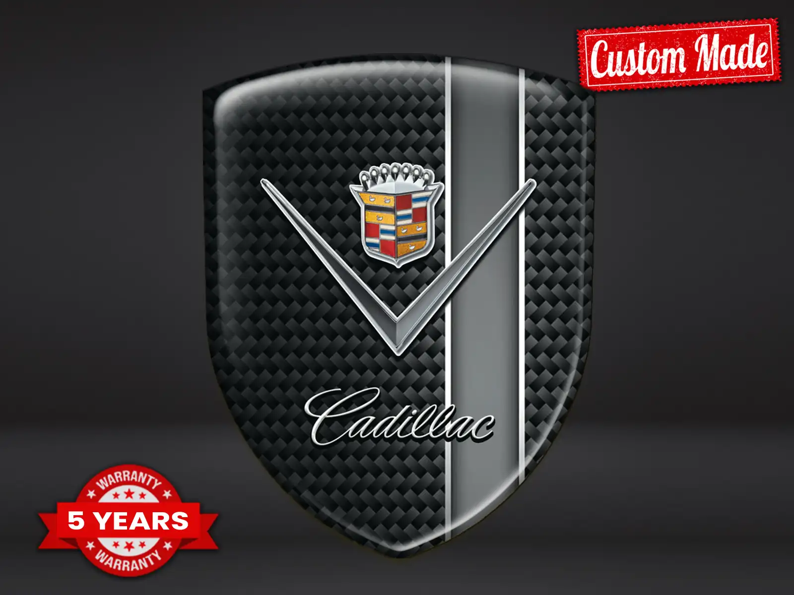 Cadillac Pegatinas En Relieve Auto Máximo Duradero Estilo Pro ST